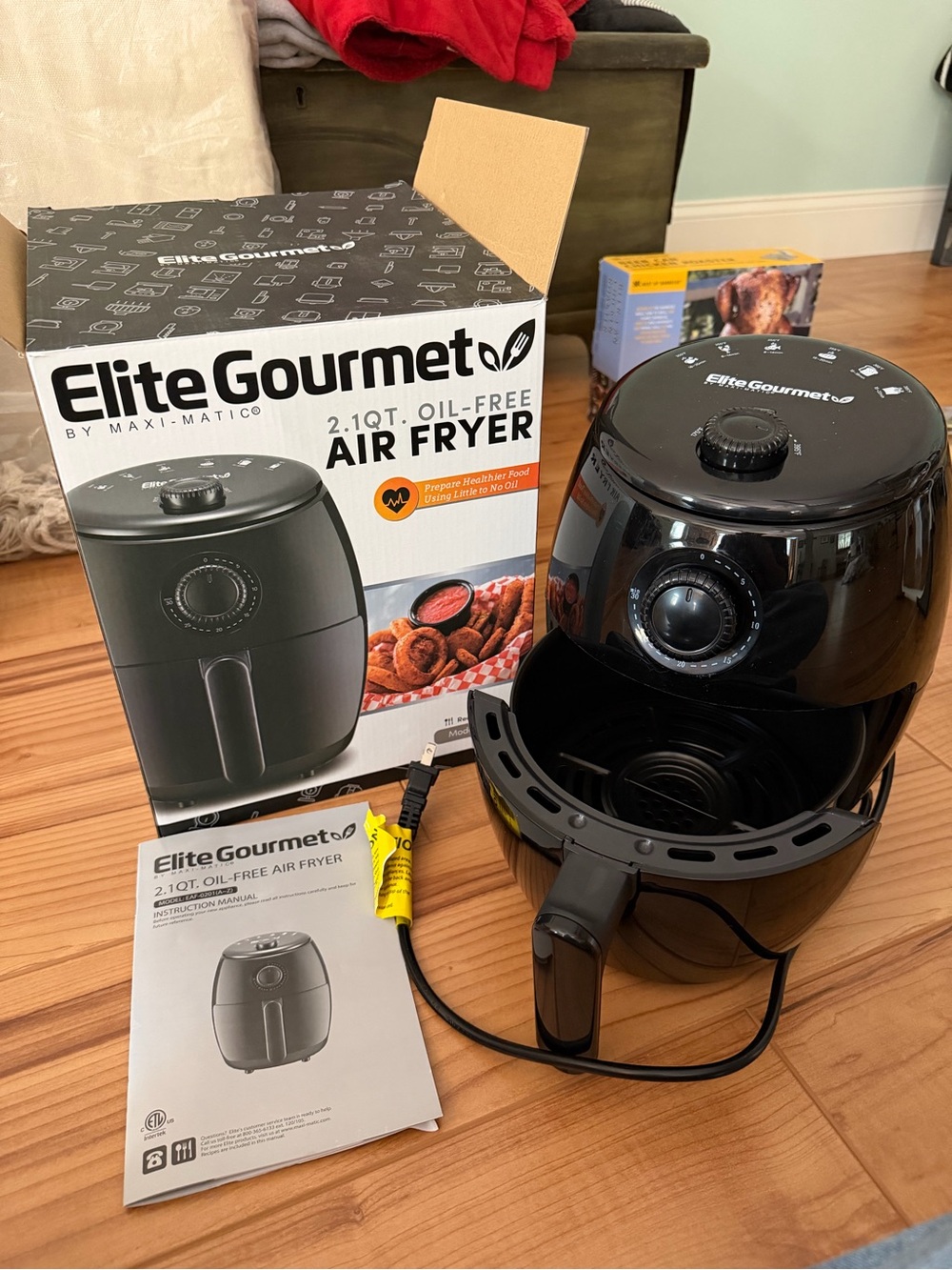Elite Gourmet 2.1qt Air Fryer